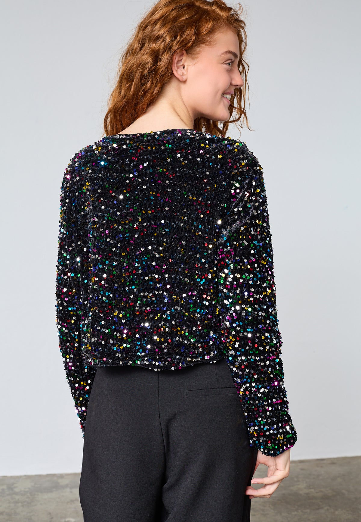 Nell Top - Black/Multi