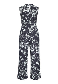 Guto Jumpsuit - Black/Flower