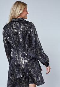 Ebbey Shirt - Black/Gold