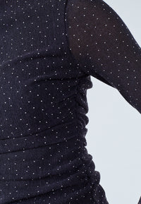 Esme Top - Black/Silver