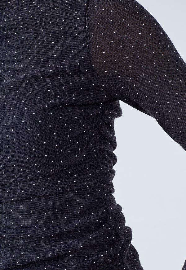 Esme Top - Black/Silver