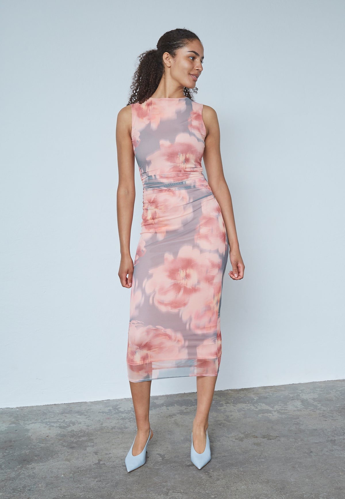 Esme Dress - Coral Flower