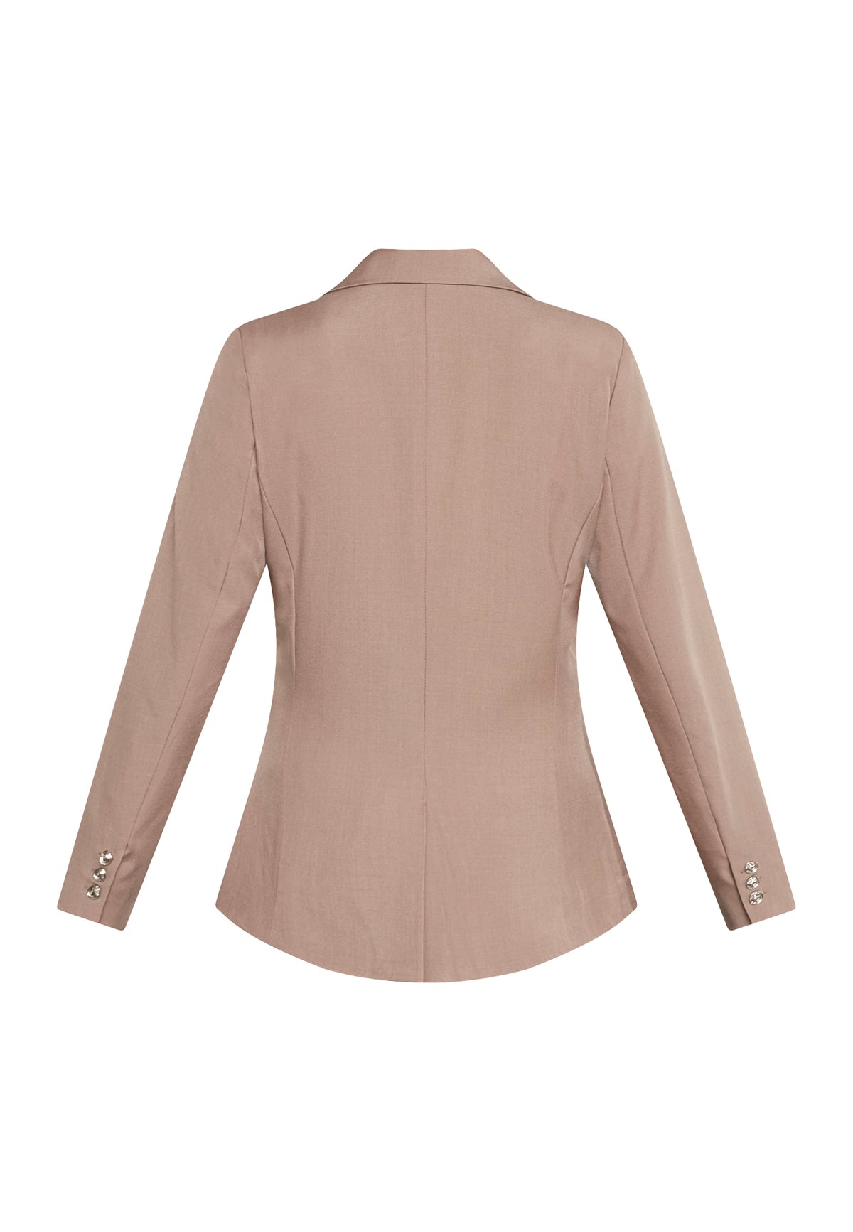 Viksa Buttom Blazer - Dark Sand