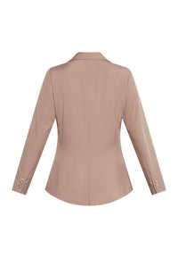 Viksa Buttom Blazer - Dark Sand