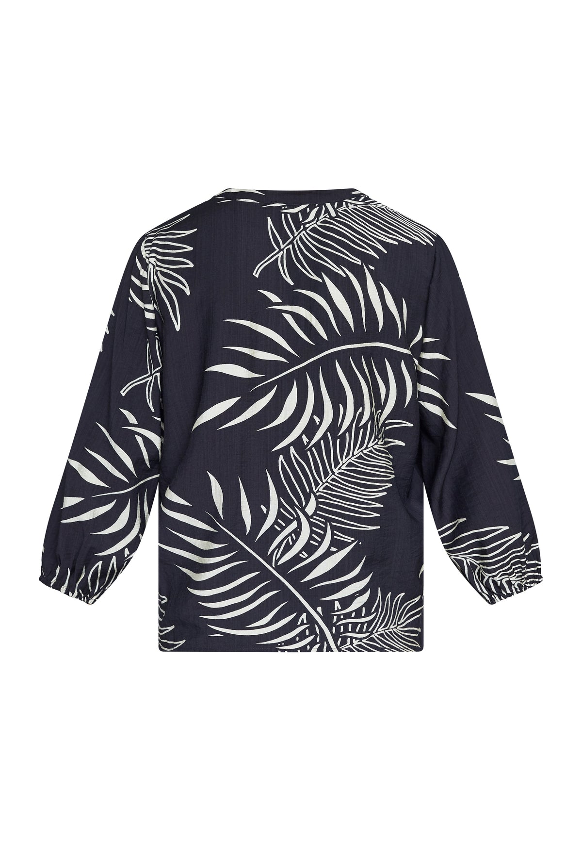 Viaba Shirt - Black Leaf