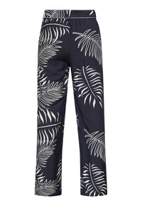 Ella Pant - Black Leaf