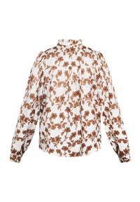 Virsa Shirt - Cognac Flower