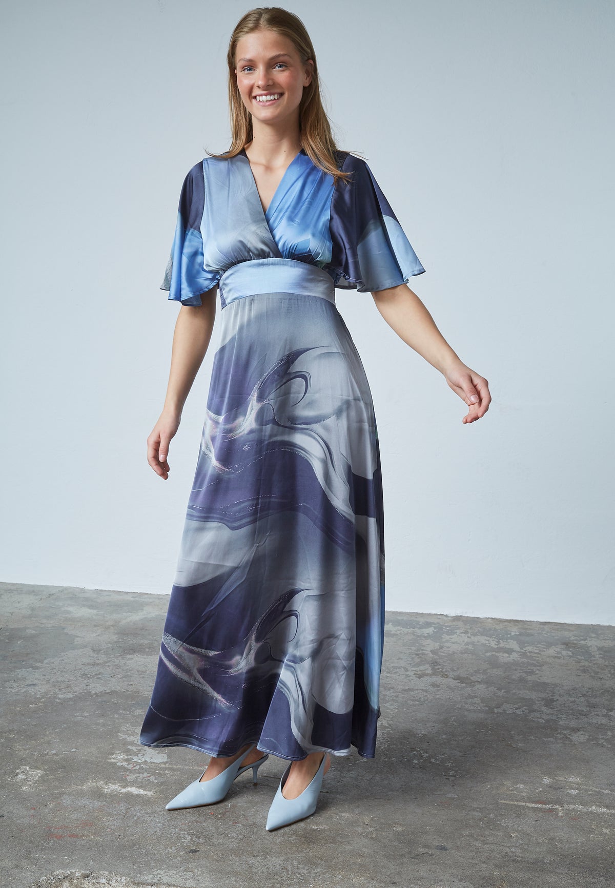 Gisela Dress - Blue Wave