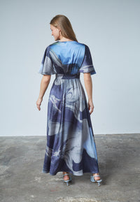 Gisela Dress - Blue Wave