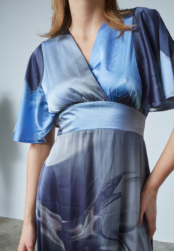 Gisela Dress - Blue Wave