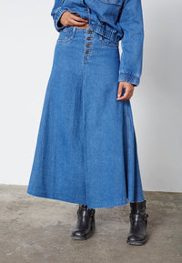 Osla Skirt - Mid Blue