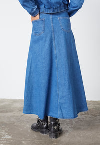 Osla Skirt - Mid Blue