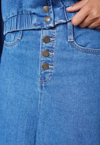 Osla Skirt - Mid Blue