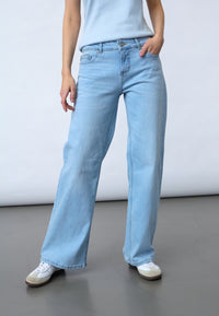 Owi Mid Waist Jeans - Light Blue