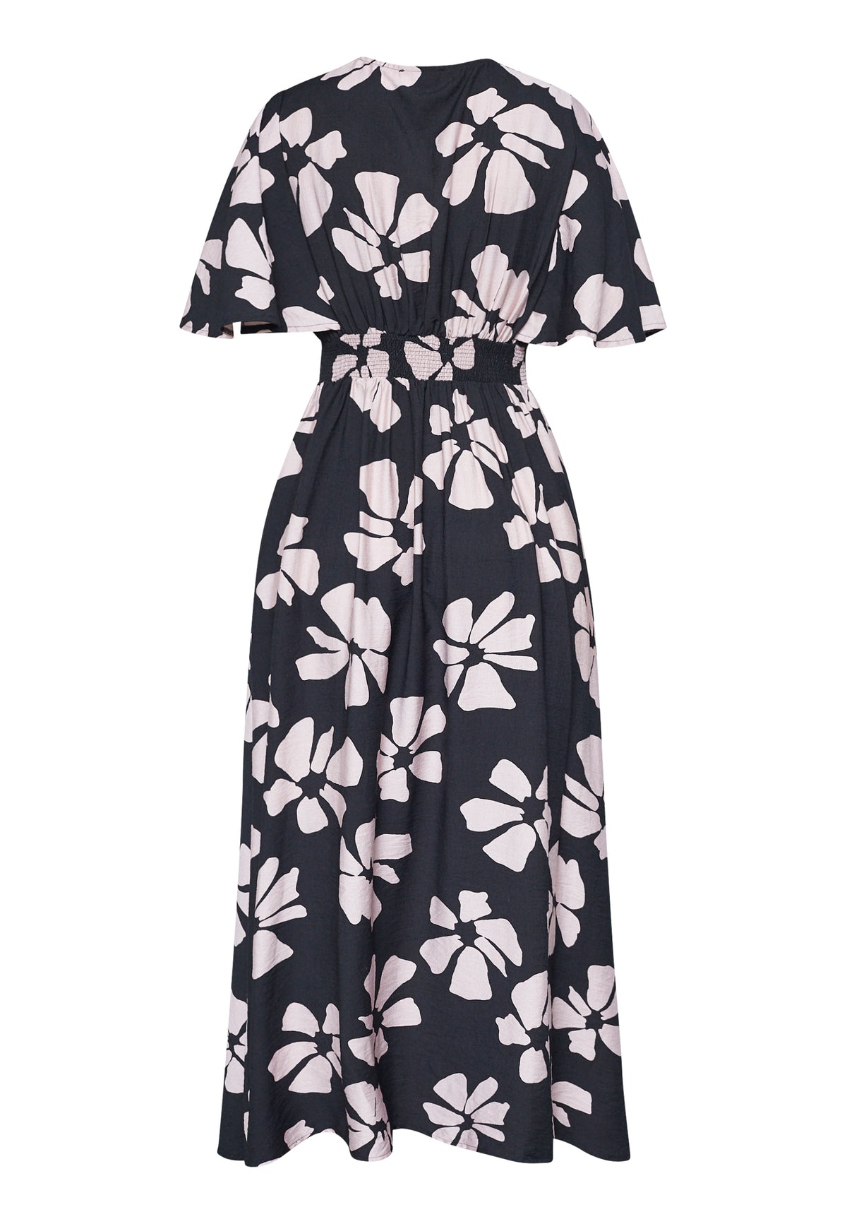 Gisela Dress - Black/Dusty Rose