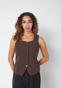 Gema Vest - Chocolate