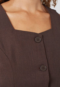 Gema Vest - Chocolate