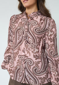 Virsa Blouse - Mauve Paisley