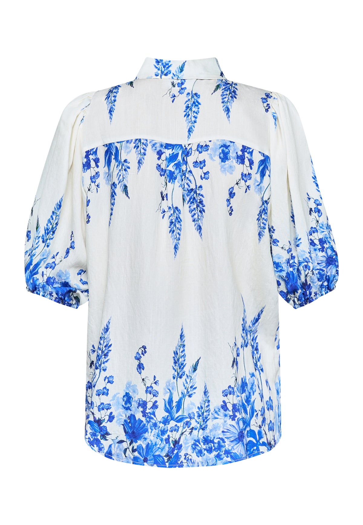 Ella Shirt - Cobolt Flower