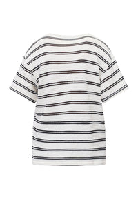 Veda Top - Cream Stripe