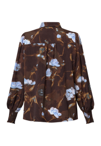 Vida Shirt - Brown Flower