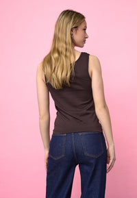 Rent Tank Top - Dark Chocolate