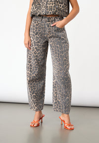 Fiora Barrel Jeans - Leo