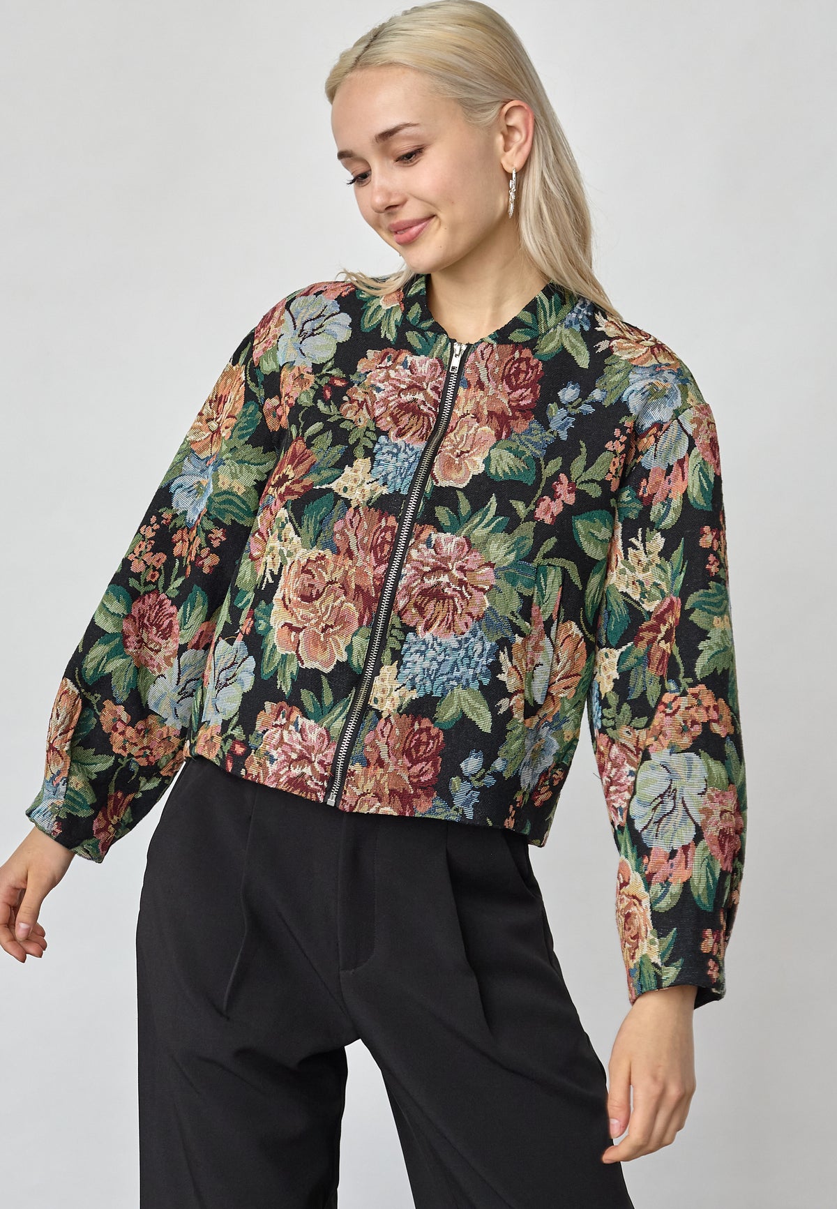 Garwin Jacket - D. Flower Jacquard