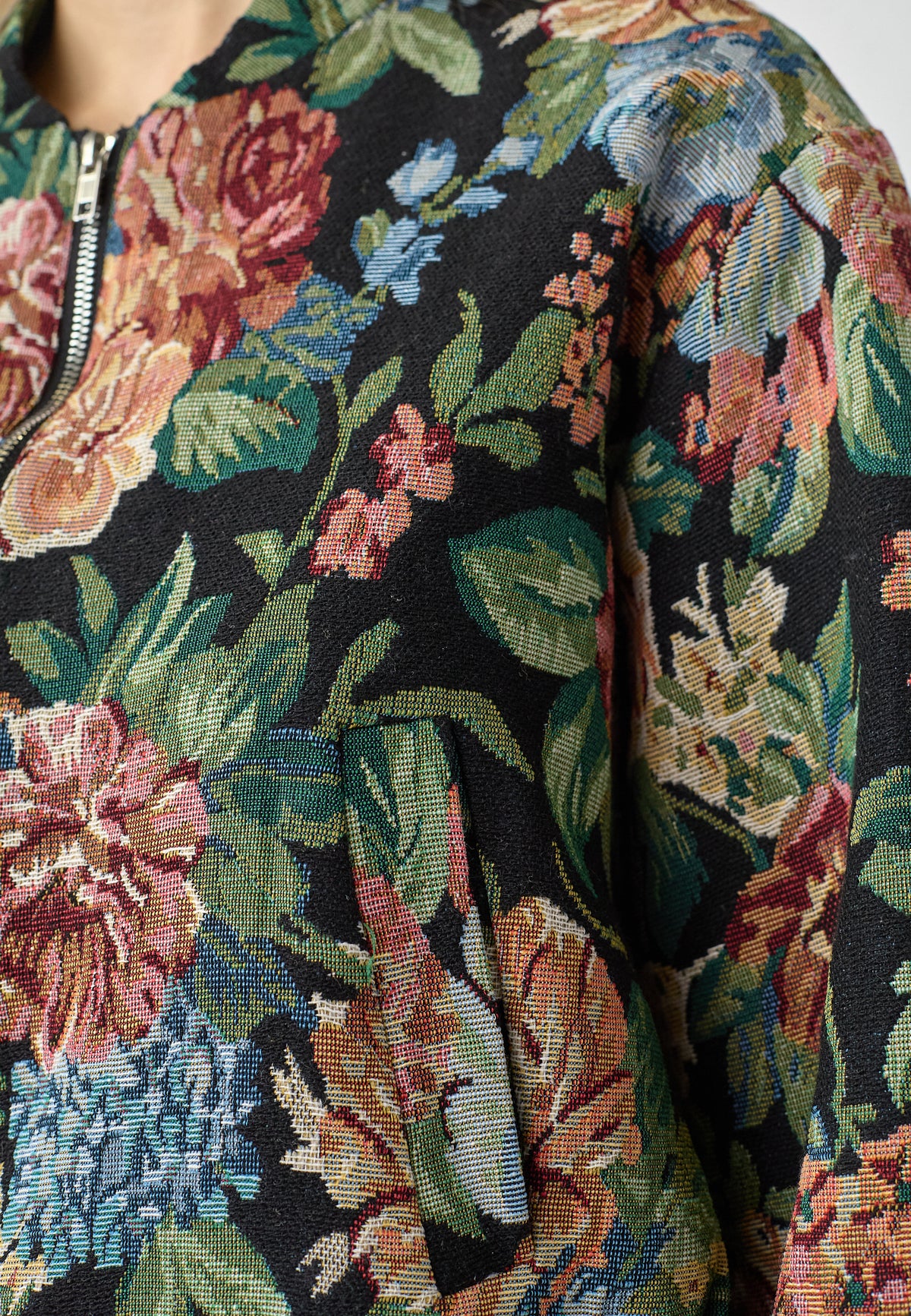 Garwin Jacket - D. Flower Jacquard