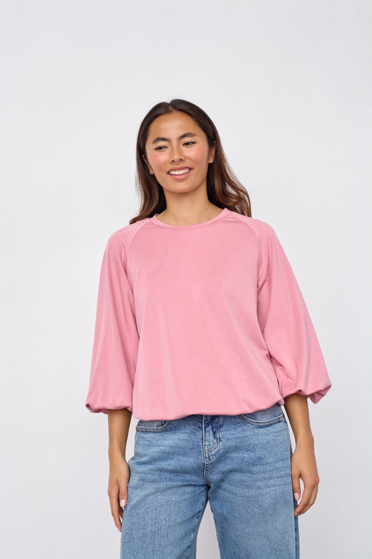 Veda Balloon Blouse - Rose