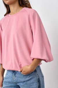 Veda Balloon Blouse - Rose