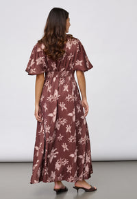 Gisela Dress - Berry Flower