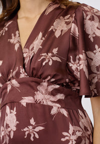 Gisela Dress - Berry Flower