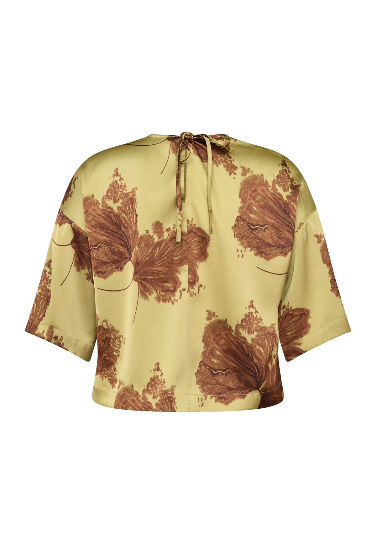 Vanessa Top - Green/Flower