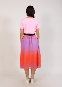 Coster Plissé Skirt Dip Dye