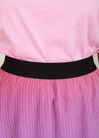 Coster Plissé Skirt Dip Dye