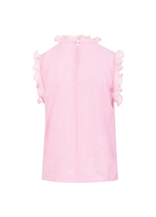 Top With Ruffels - Pink