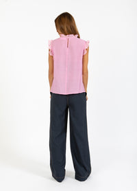 Top With Ruffels - Pink