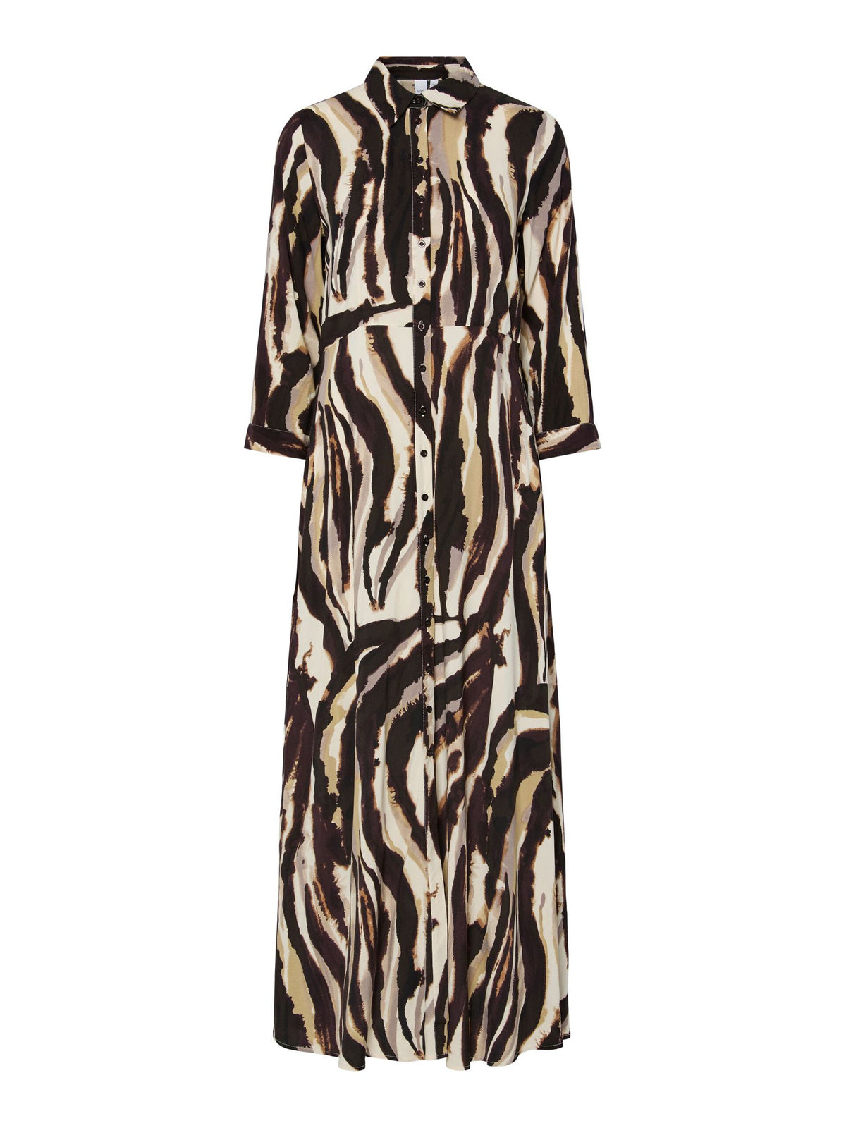 Savanna Dress - Brown/Graphic