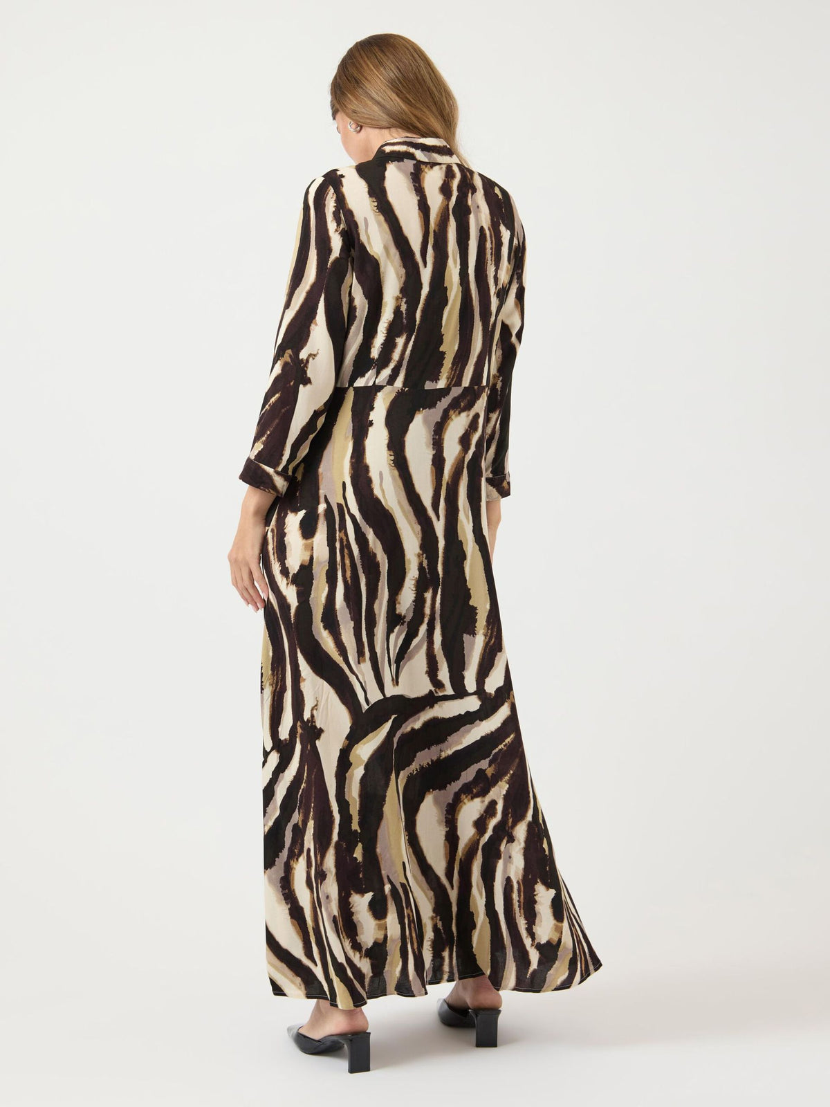 Savanna Dress - Brown/Graphic