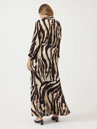 Savanna Dress - Brown/Graphic