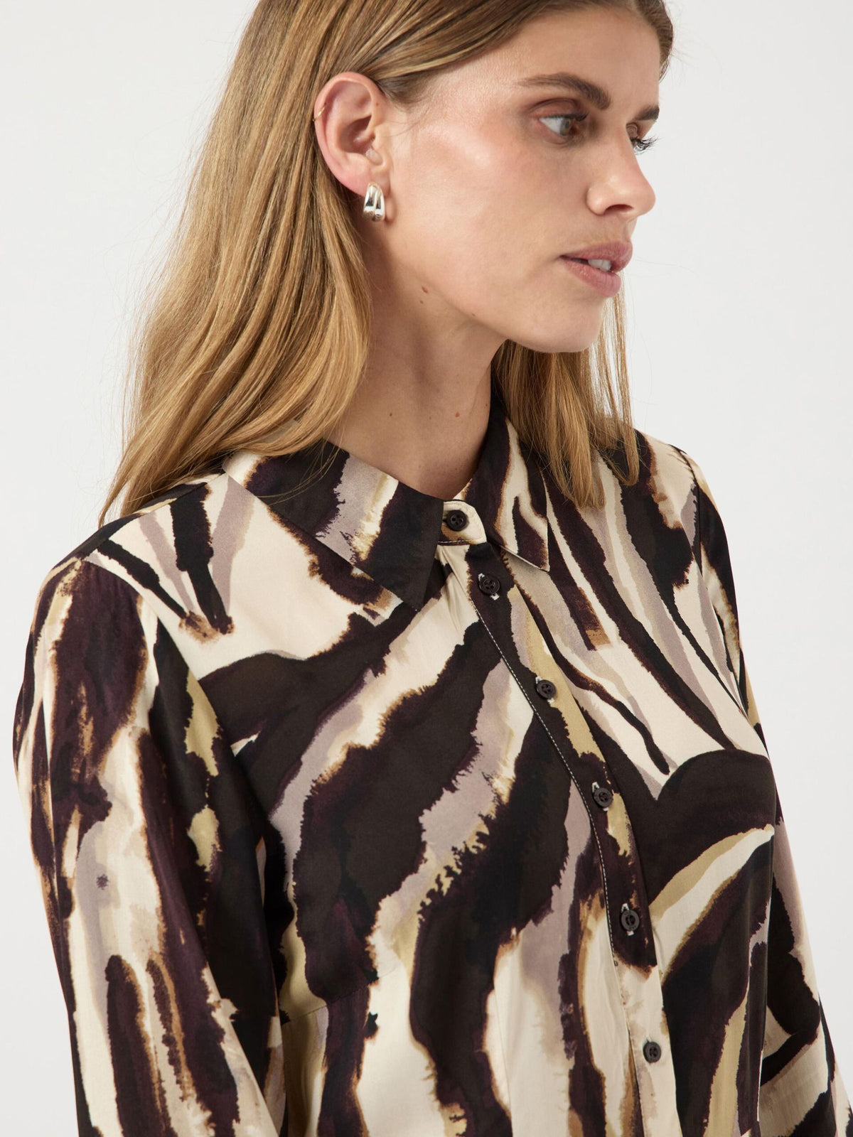 Savanna Dress - Brown/Graphic