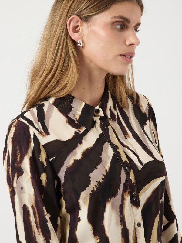 Savanna Dress - Brown/Graphic