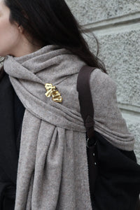 Wave Brooch - Gold