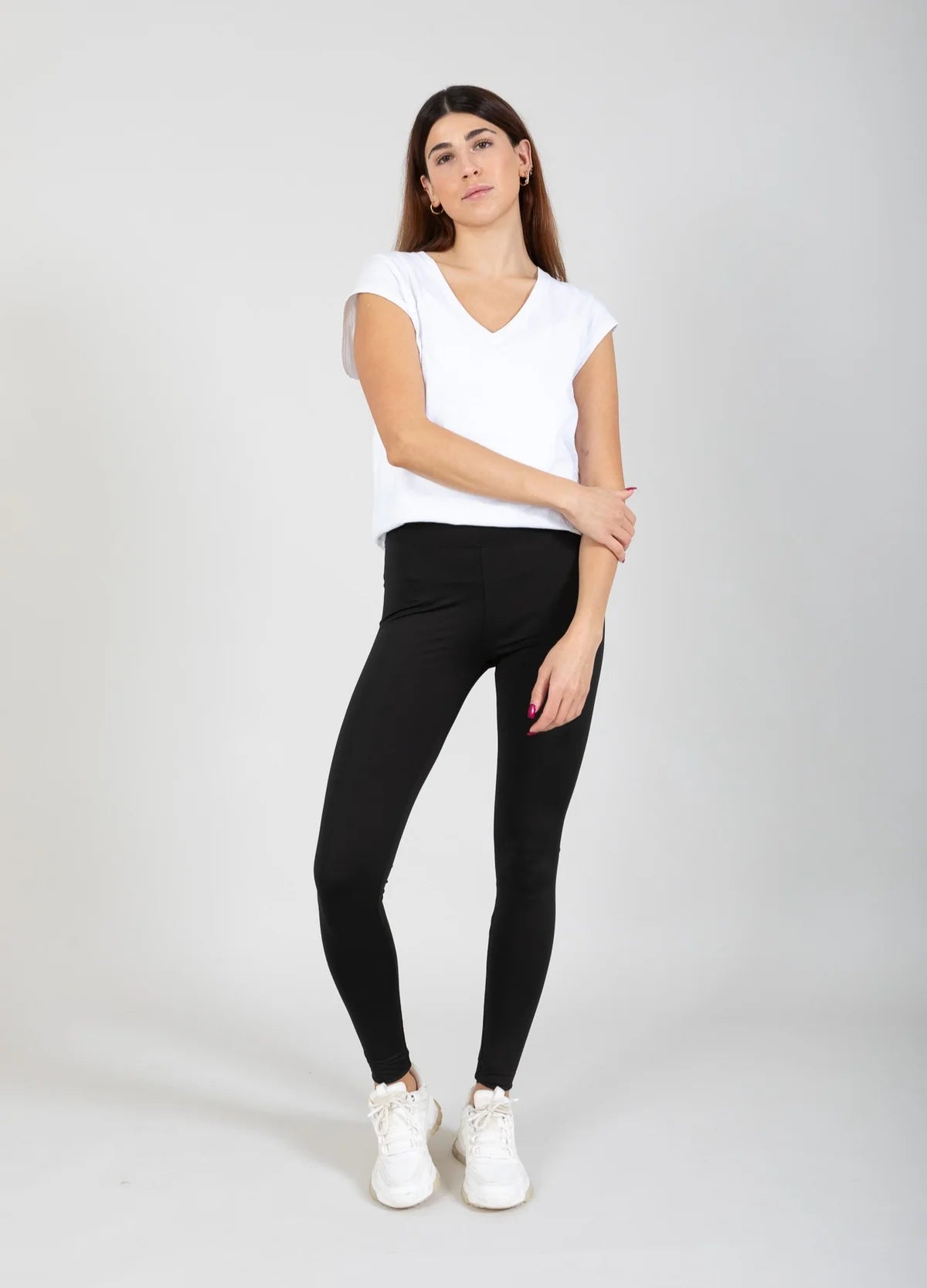 V-Neck T-shirt - White