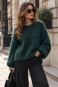 Cocoon Kid Mohair Knit – Petrol