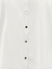 Aya Button Top - Cloud Dancer