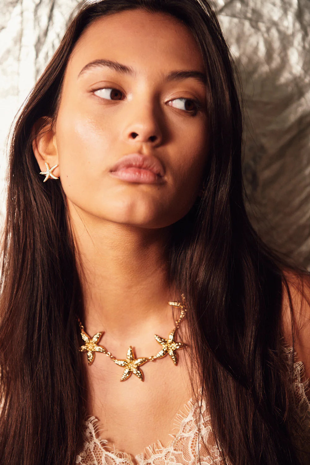 Starfish Necklace - Gold