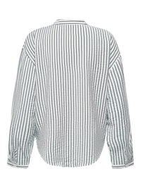 Barbara Shirt - Navy/Cloud Dancer