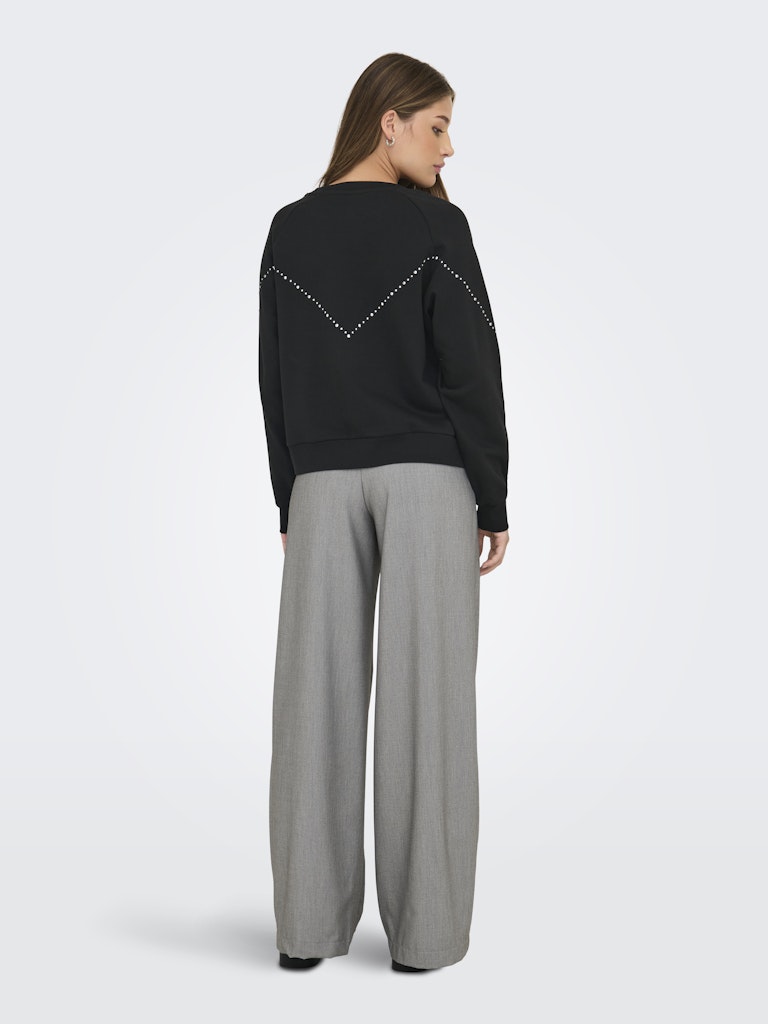 Lena Stud Sweat - Black